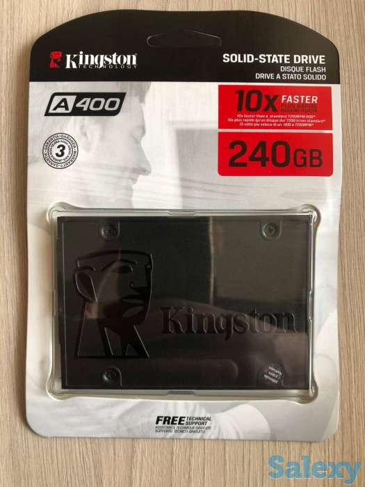 SSD накопитель Kingston A400 240gb 500МБ/с, фотография 1