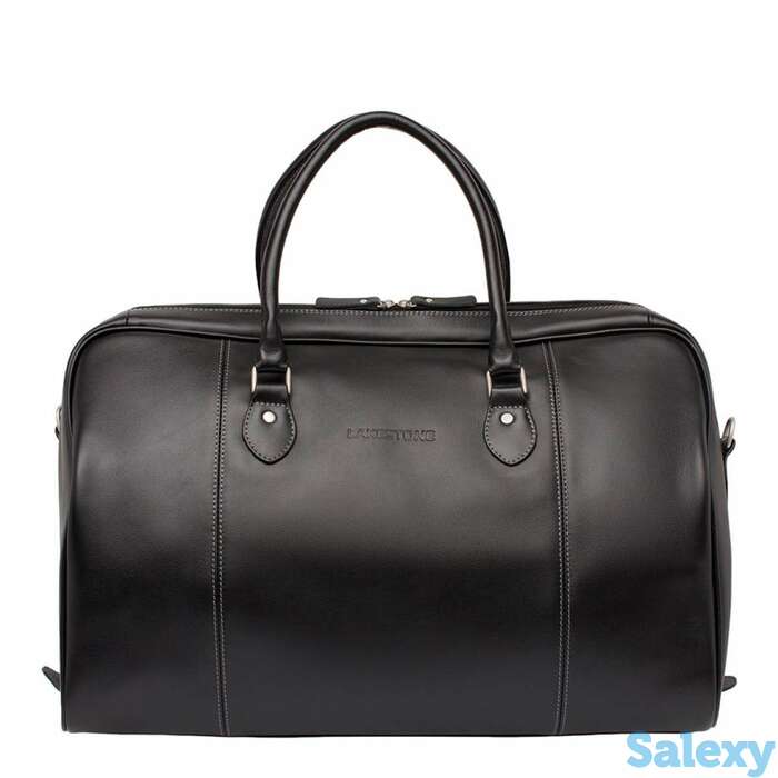 Кожаная дорожная сумка davis black, фотография 1