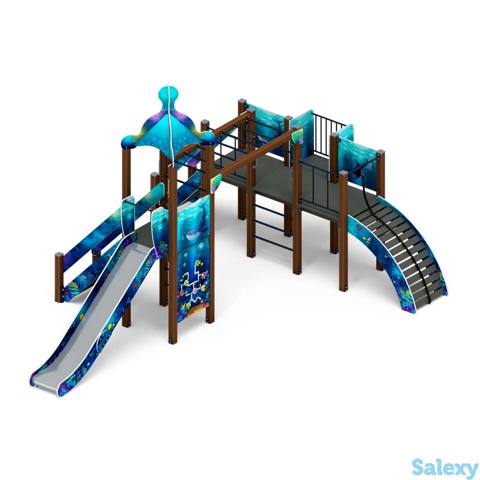 Детский игровой комплекс «морской» дик 2.17.03-01 н=1500, фотография 1