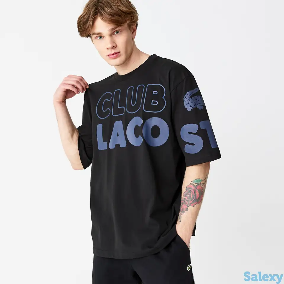 Футболка lacoste loose fit, фотография 1