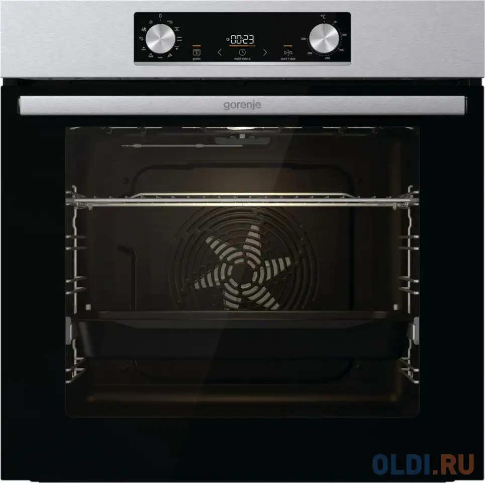 Электрический шкаф gorenje bo6735e05x нержавеющая сталь, фотография 1