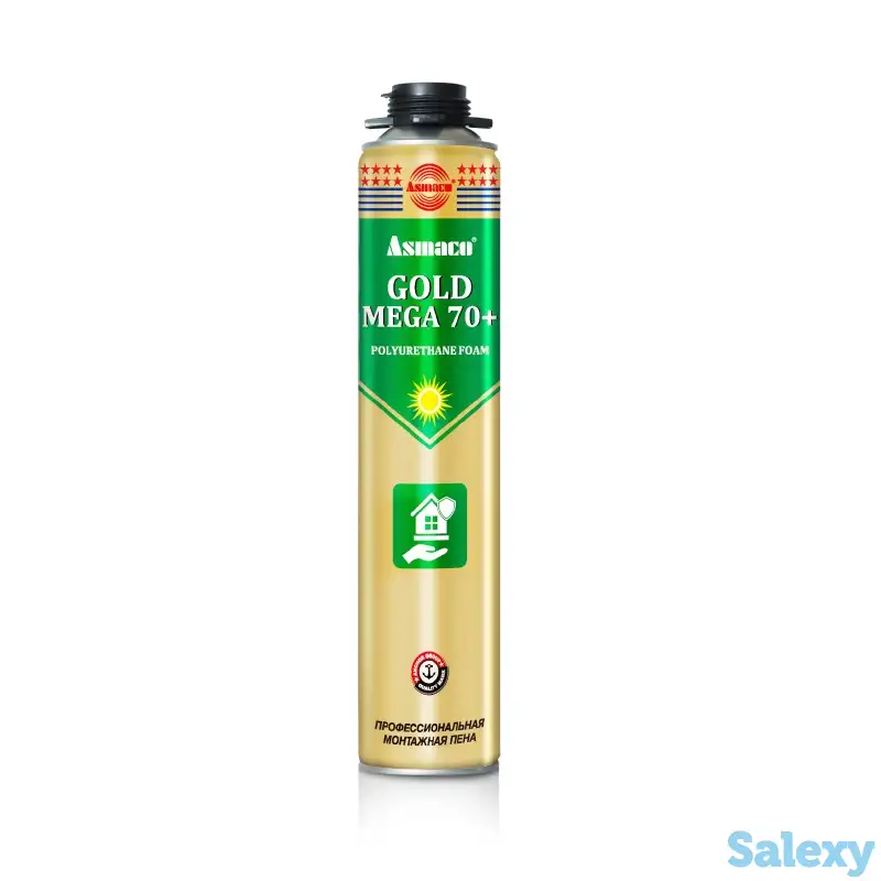 Asmaco Gold Mega 70+ Однокомпонентная монтажная пена, фотография 1