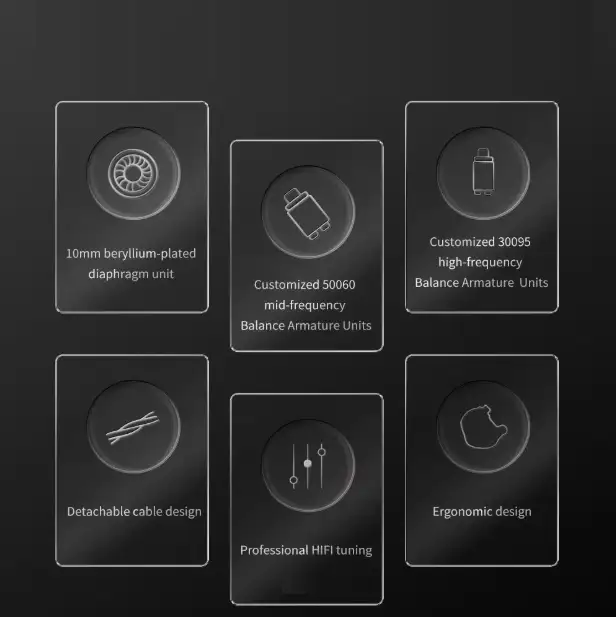 Наушники TRN VX Pro  8BA 1DD, фотография 6