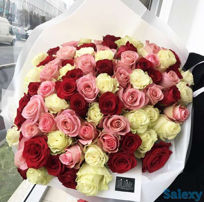 Метровые голландские розы! Свежие цветы. Доставка. Звоните!, фотография 3