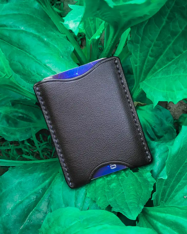 Кардхолдер из натуральной кожи., фотография 1