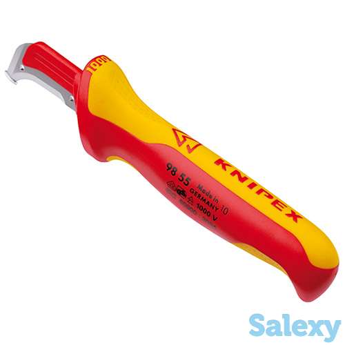 Нож для удаления изоляции 1000 v knipex kn-9855, фотография 2