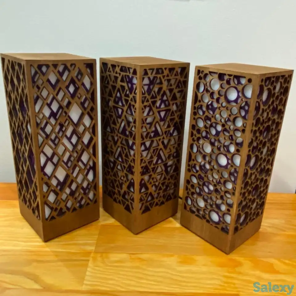 Фиолетовый Интерьерный светильник - ночник, фотография 11