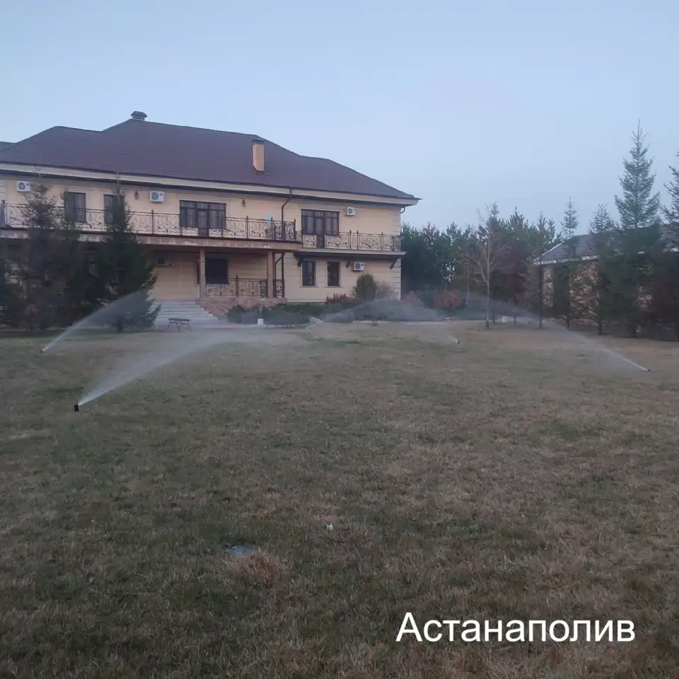 полив газона в астане, фотография 6