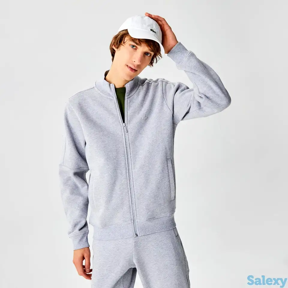 Мужская толстовка lacoste slim fit с флисом, фотография 1