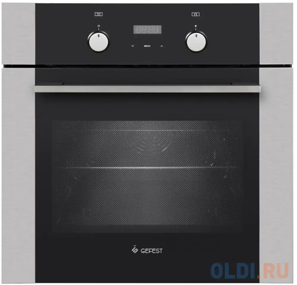 Электрический шкаф gefest da 622-03 rn3 серебристый/черный, фотография 1