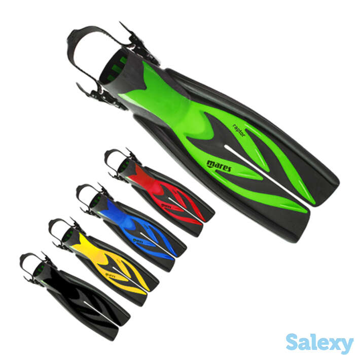 Mares raptor ласты регулируемые цвет желтый, фотография 1