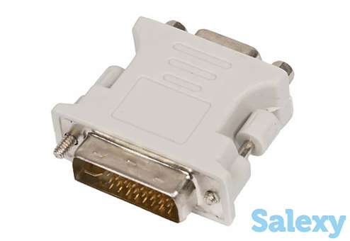 Переходник ipower dvi 24+5 на vga. белый, фотография 2