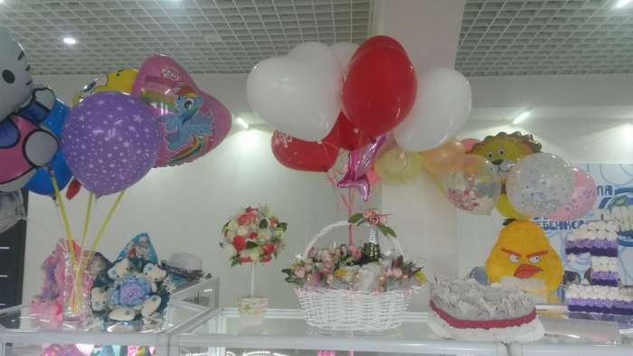 Гелиевые шарики, фотография 1