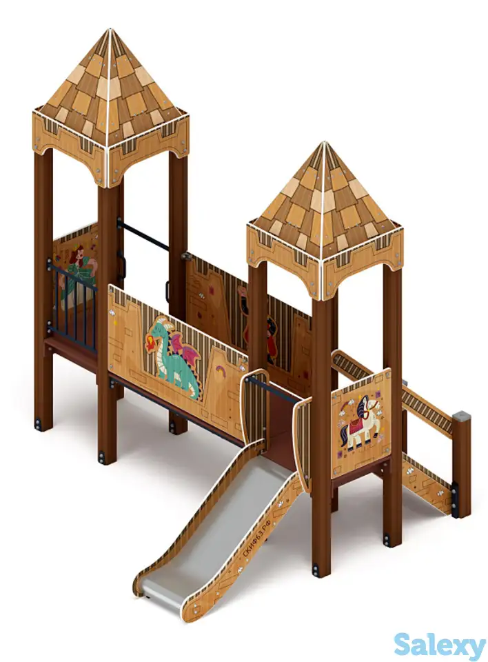 Королевство (картонное) - дик 1.15.02-22 - игровой комплекс h=750, фотография 1