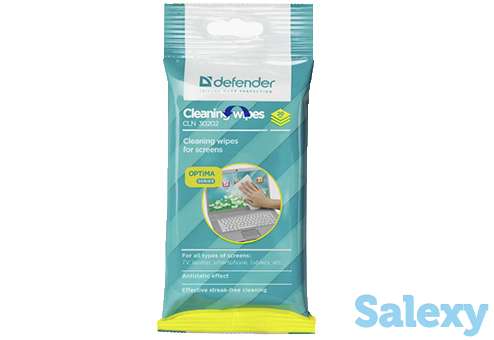 Чистящие салфетки defender cln 30202 20шт., фотография 1