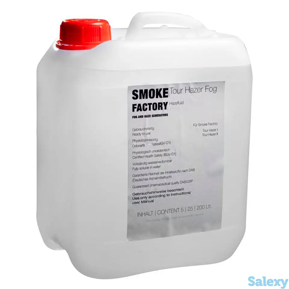 Жидкость для дым машин smoke factory tour-hazer fog, фотография 1