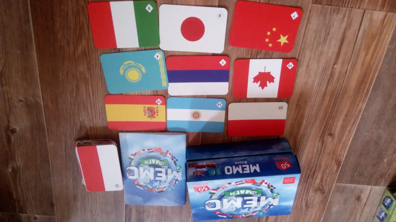 Настольная игра: Мемо Флаги, фотография 2