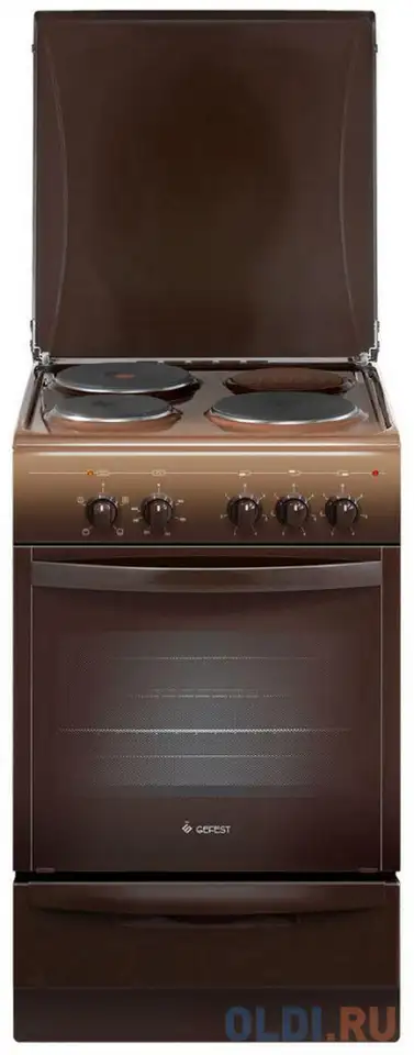 Электрическая плита gefest 5140 0001 коричневый, фотография 1