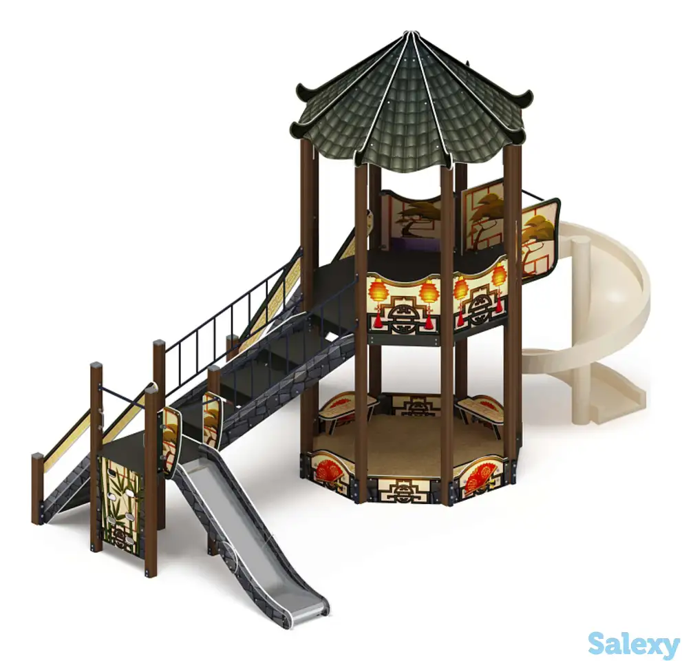 Карнавал (шанхай) - дик 2.22.02-02 - игровой комплекс h=1200 h=2000, фотография 1