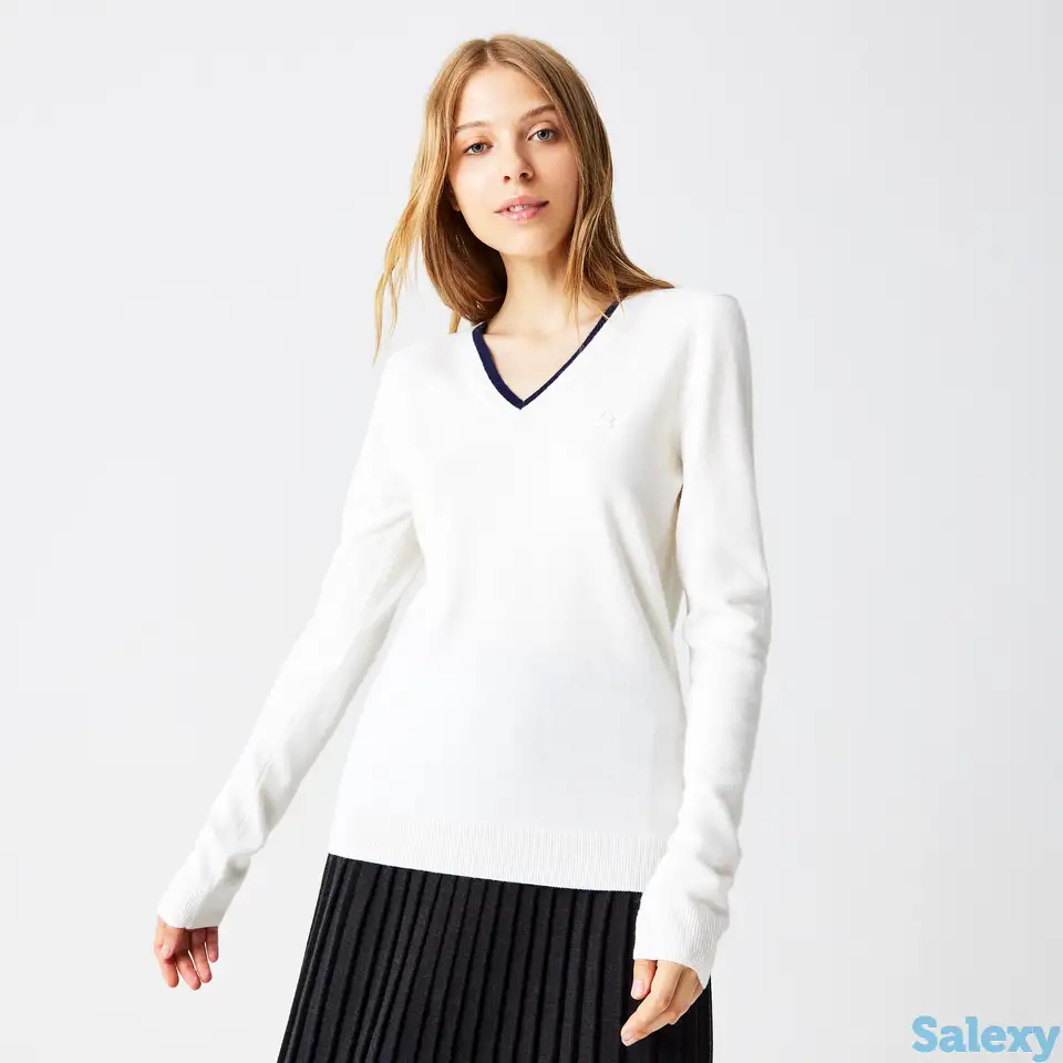 Женский свитер lacoste из шерсти и кашемира, фотография 1