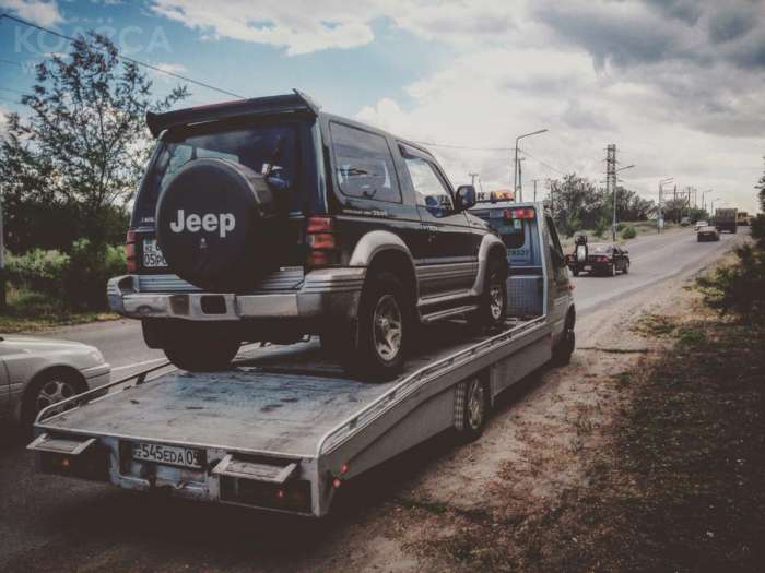 Услуги эвакуатора в г. Капчагай 24 часа в сутки, фотография 1