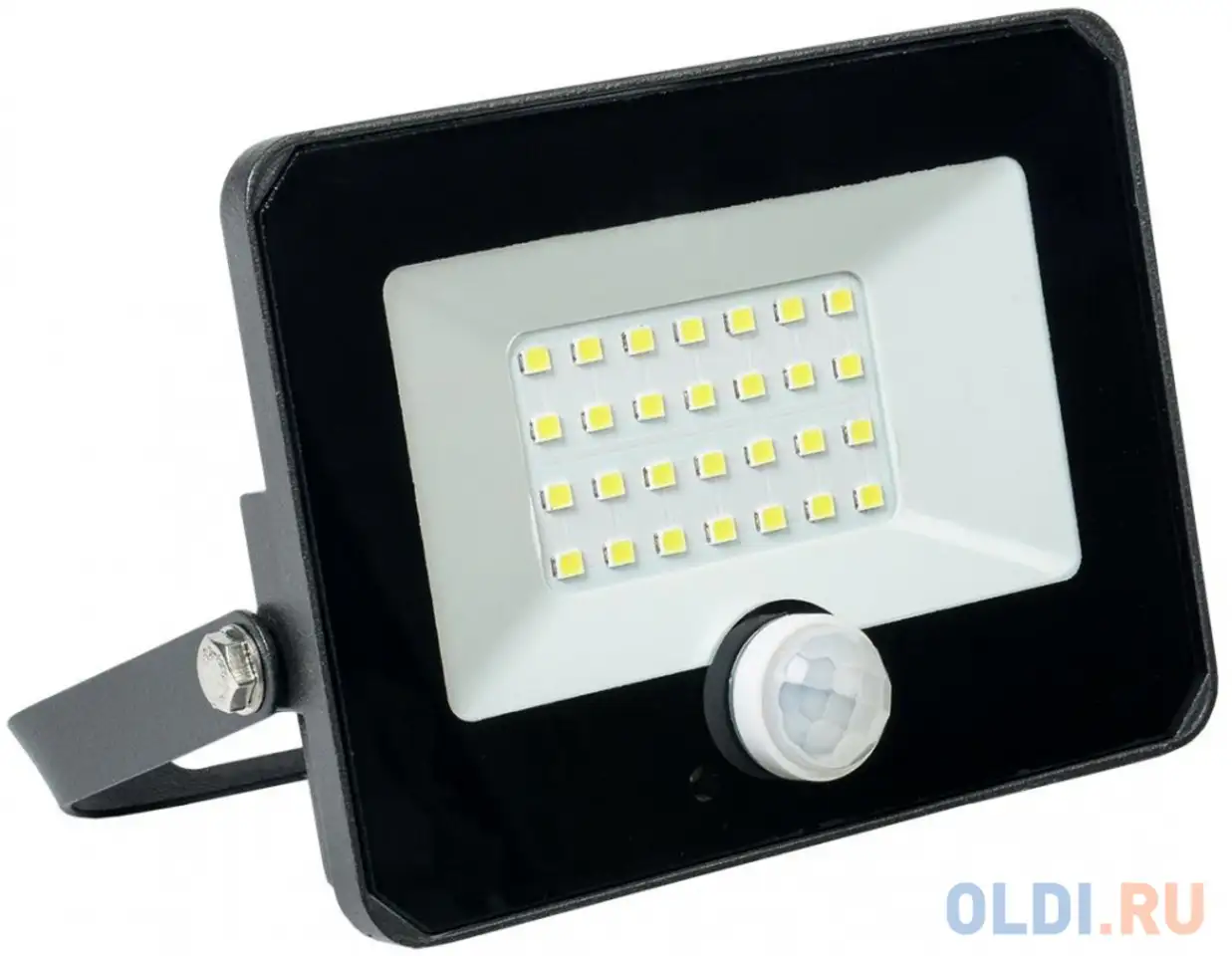 Iek lpdo602-20-65-k02 прожектор сдо 06-20д светодиодный черный с датчиком движения ip54, фотография 1