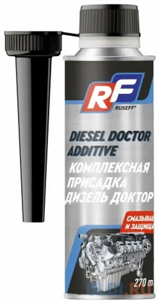 19352n ruseff комплексная присадка дизель доктор (270 мл), фотография 1