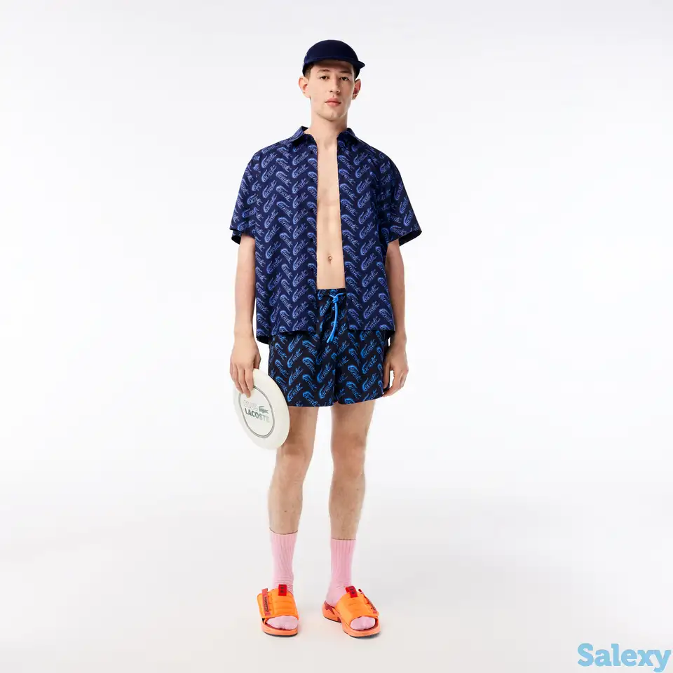 Мужские плавки lacoste из переработанного полиэстера, фотография 1