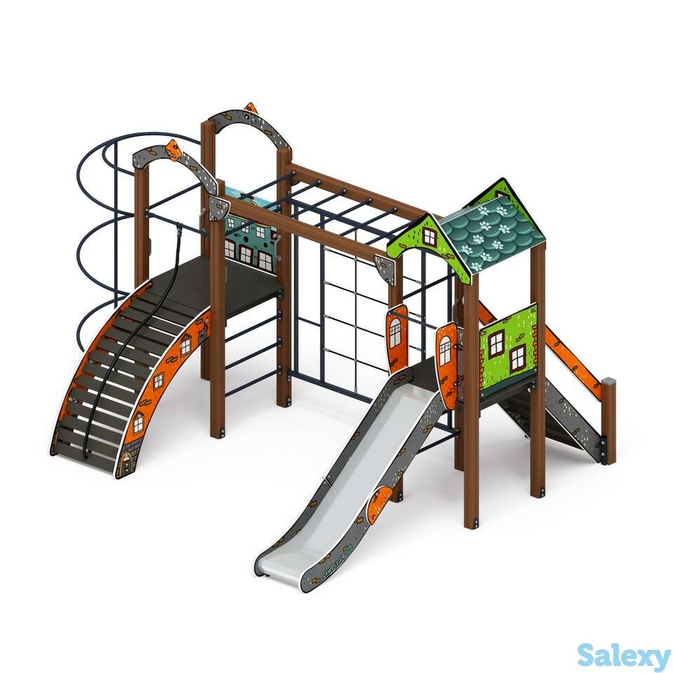 Детский игровой комплекс «рада (город)» дик 2.01.2.07-01 h=1200, фотография 1