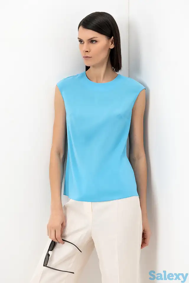 Базовая блузка из вискозы vassa&co, фотография 1