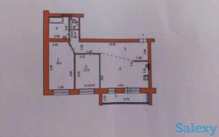 Продам трехкомнатную квартиру, район Капитал Плазы, фотография 1