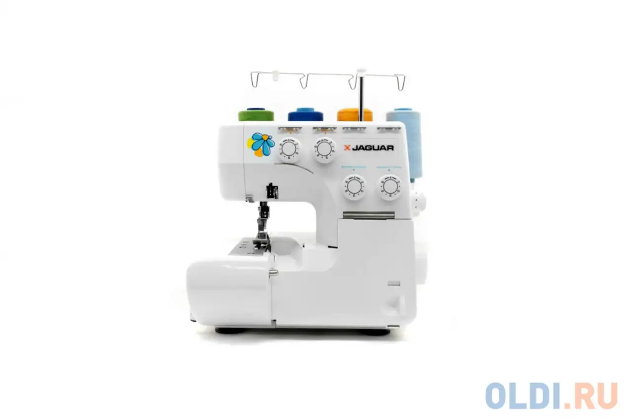 Оверлок jaguar a-350 flowerбелый, фотография 1