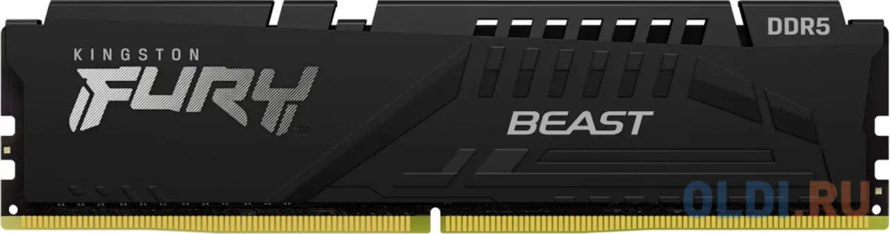 Оперативная память для компьютера kingston fury beast dimm 8gb ddr5 5200, фотография 1