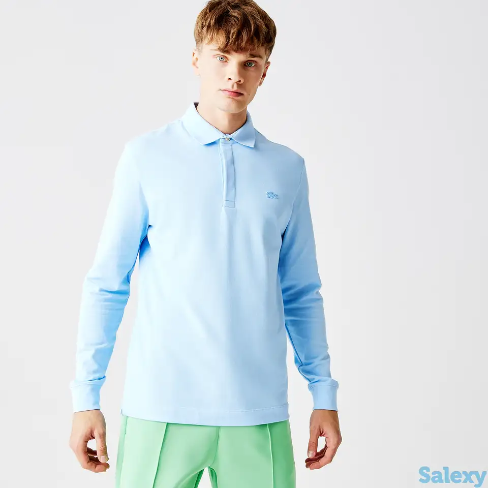 Мужское поло lacoste с длинными рукавами, фотография 1