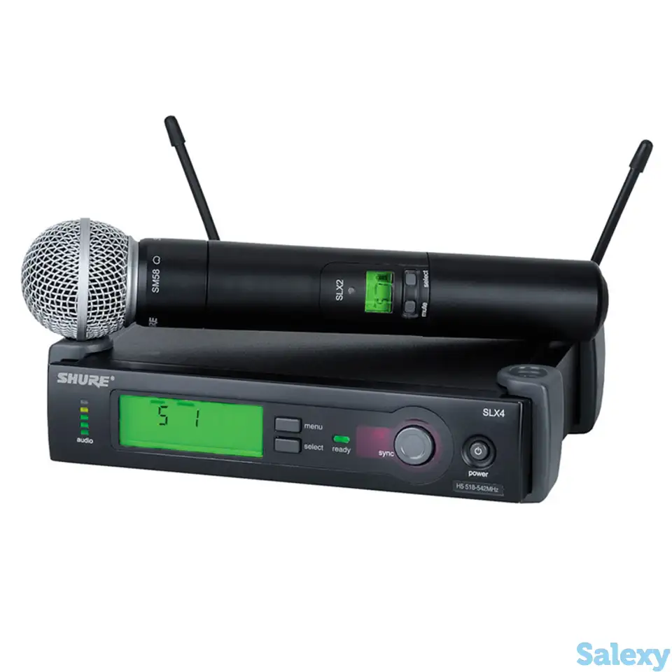 Радиосистема shure slx24e/sm58-p4, фотография 1