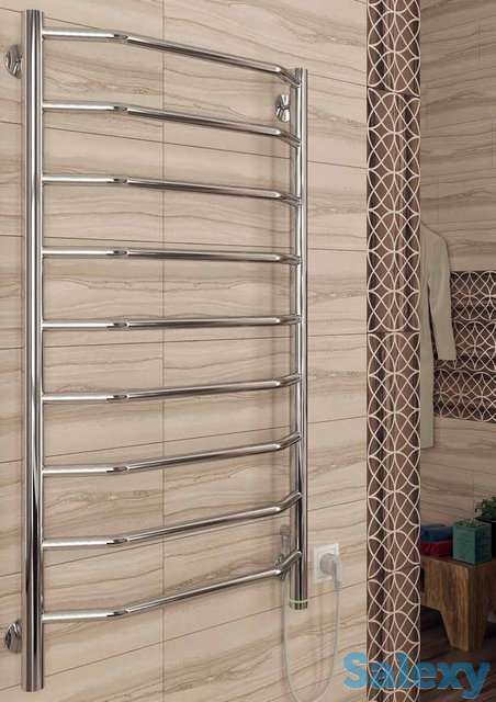 Полотенцесушитель электрический Виктория ( трапеция ) с диммером 500x930, фотография 1