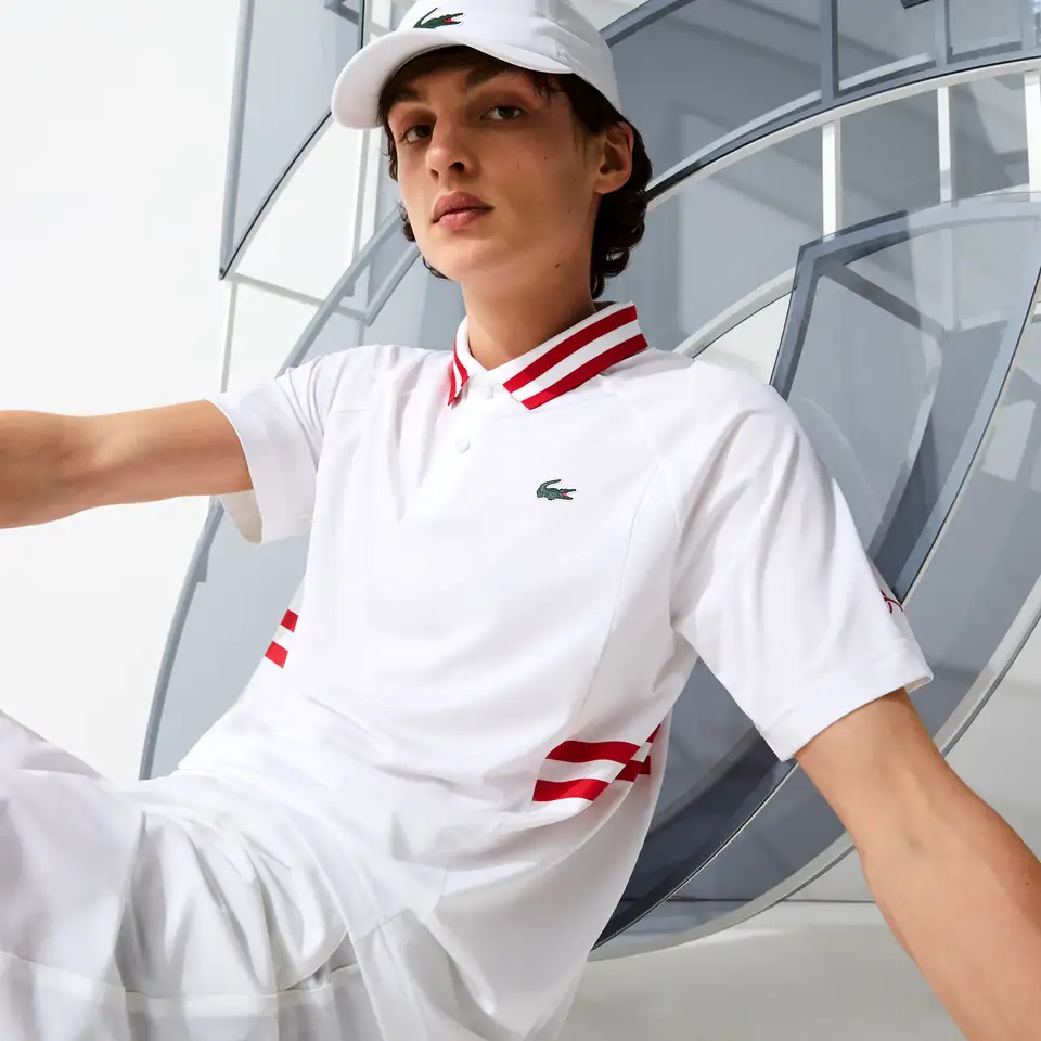 Мужское поло lacoste sport x novak djokoviс, фотография 1