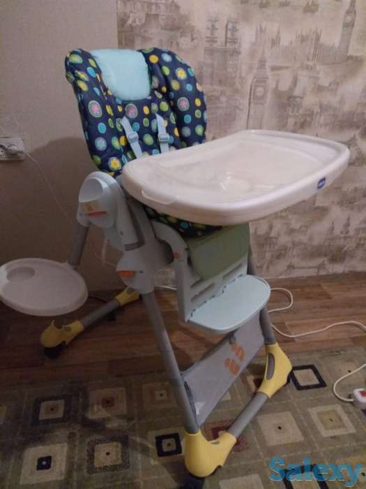 Стульчик для кормления Chicco Polly 2 в 1, фотография 1