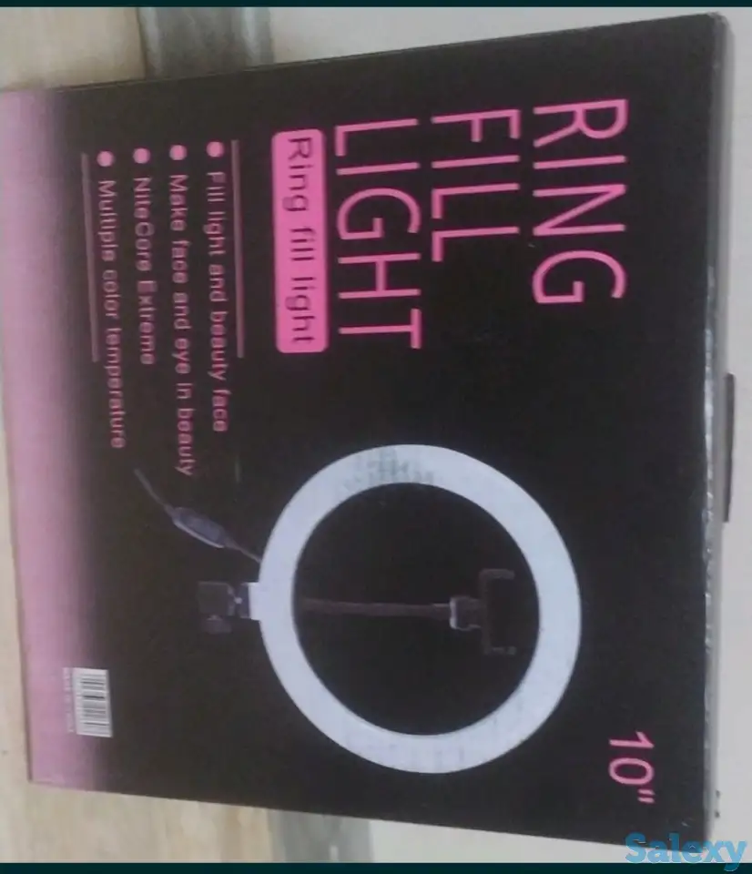 Лампа кольцевая штатив в подарок, фотография 1