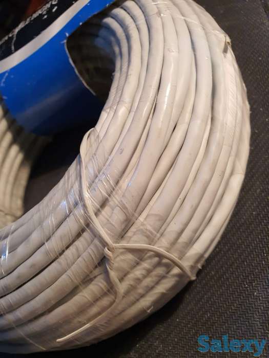 LAN Кабель UTP, CAT 5e 4Pairs 24 AWG шнур, провод усиленный 40 метров, фотография 4