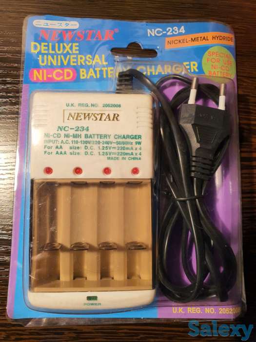 Зарядное устройство Newstar NC-234, универсальная зарядка Ni-Cd, фотография 1