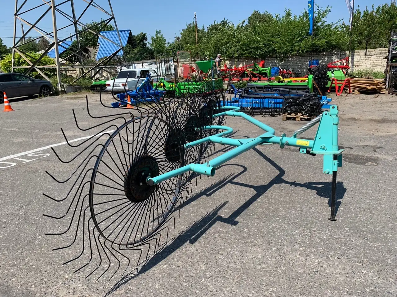 Грабли- ворошилки типа OGR усиленные 2.6м, 3.3м, 6.3м, фотография 3