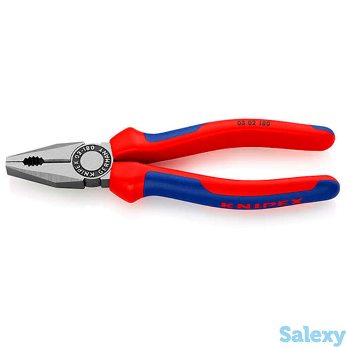 Пассатижи комбинированные 180 мм knipex kn-0302180, фотография 1