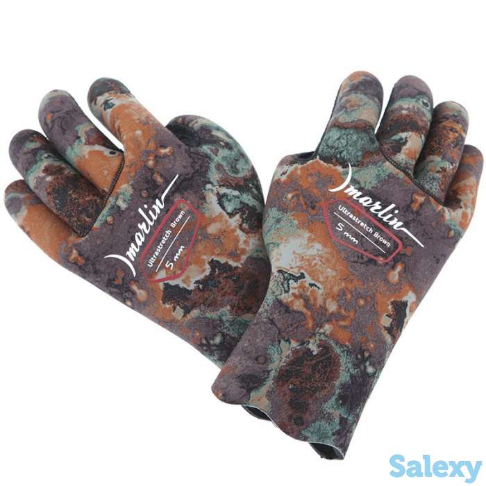 Перчатки marlin ultrastretch brown 5 mm, фотография 3