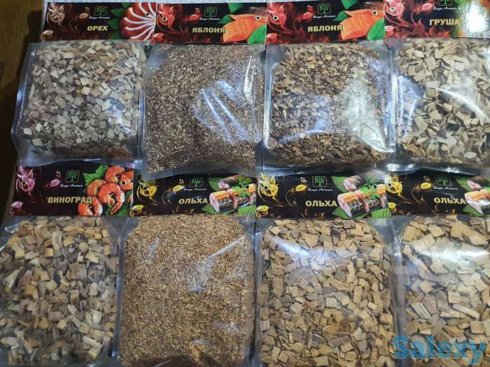 Щепа для копчения Сады Алтая Россия Премиум щепка опилки Ассортимент, фотография 2