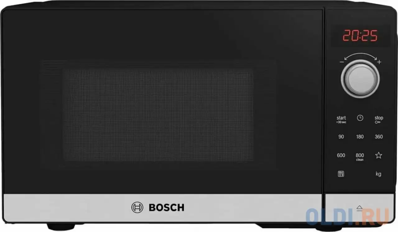 Микроволновая печь bosch ffl023ms2 800 вт чёрный, фотография 1