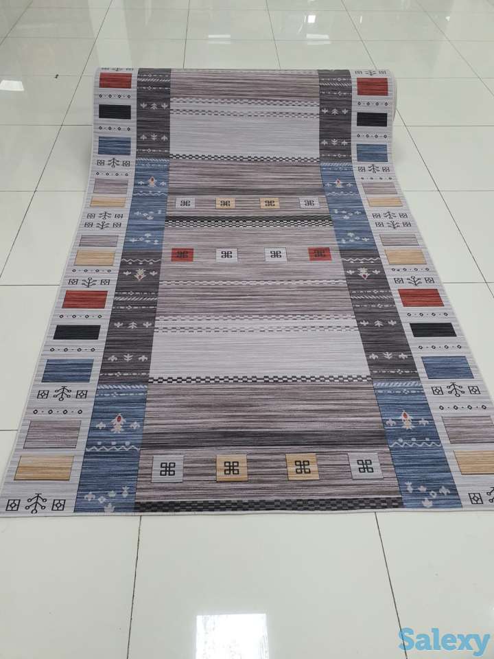 Трендовая ковровая дорожка в скандинавском стиле ковер коврик 140см, фотография 3