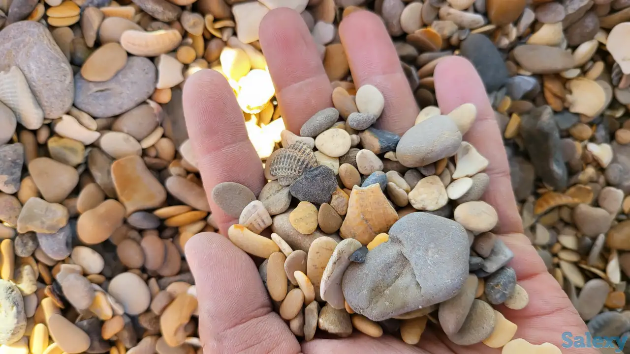 Мраморная крошка и галька. Камни для ландшафта, фотография 4