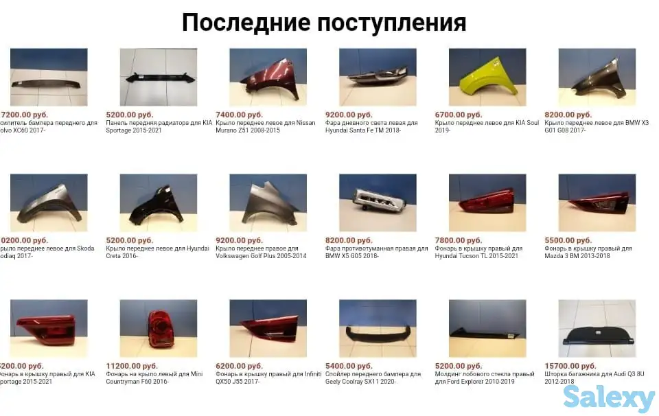 Кузовные б/у запчасти и оптика для авто с доставкой из РФ, фотография 2