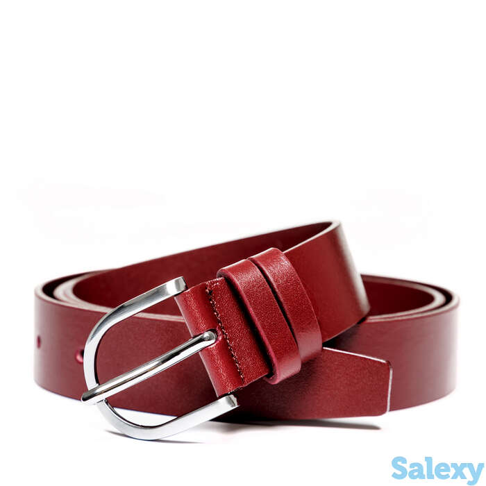 Ремень женский forty burgundy, фотография 1